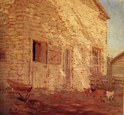 Grant Wood, Old Stone and barn